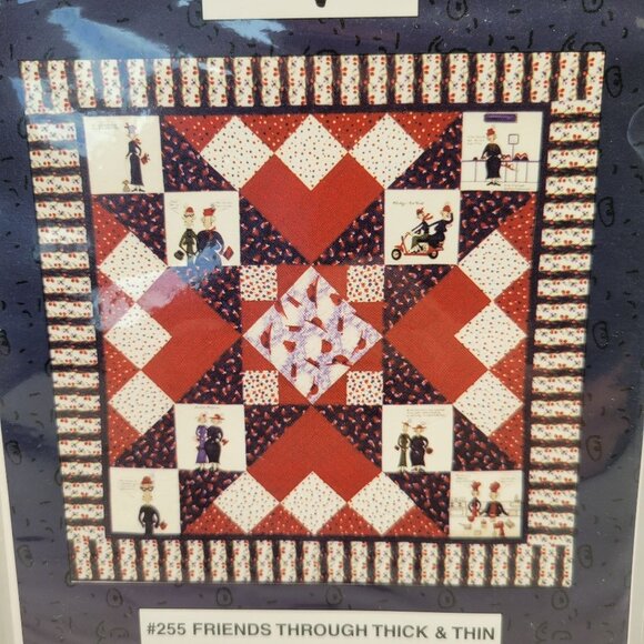 Pieces From My Heart Friends Through Thick & Thin #255 Quilt Pattern - Picture 2 of 3